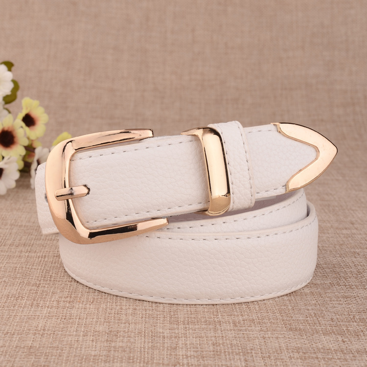 Women's Paint Alloy Buckle Pant Belt - Image 2