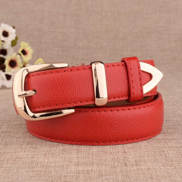 Women's Paint Alloy Buckle Pant Belt - Image 7