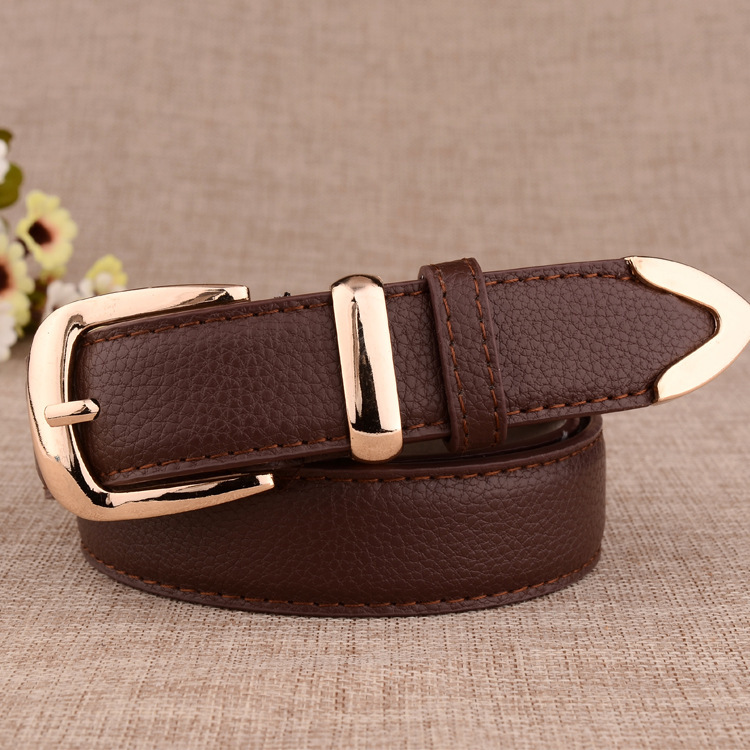 Women's Paint Alloy Buckle Pant Belt - Image 9