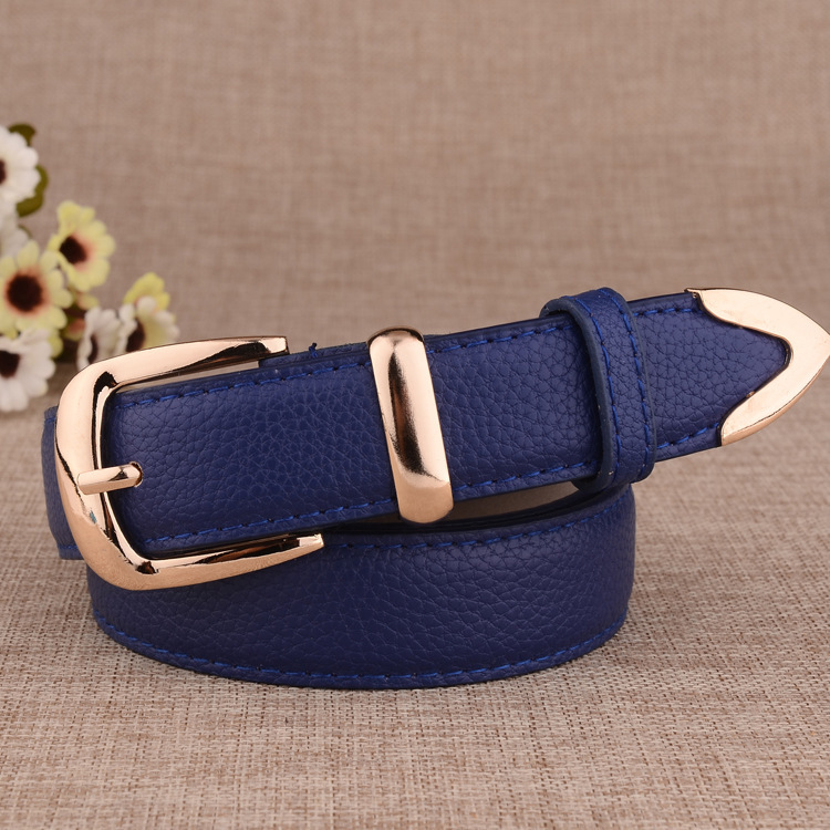Women's Paint Alloy Buckle Pant Belt - Image 10
