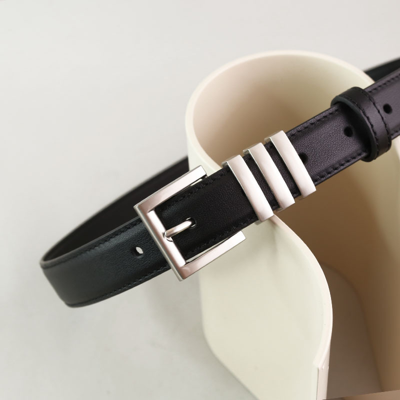 Women's First Layer Cowhide Leather Belt - Image 2