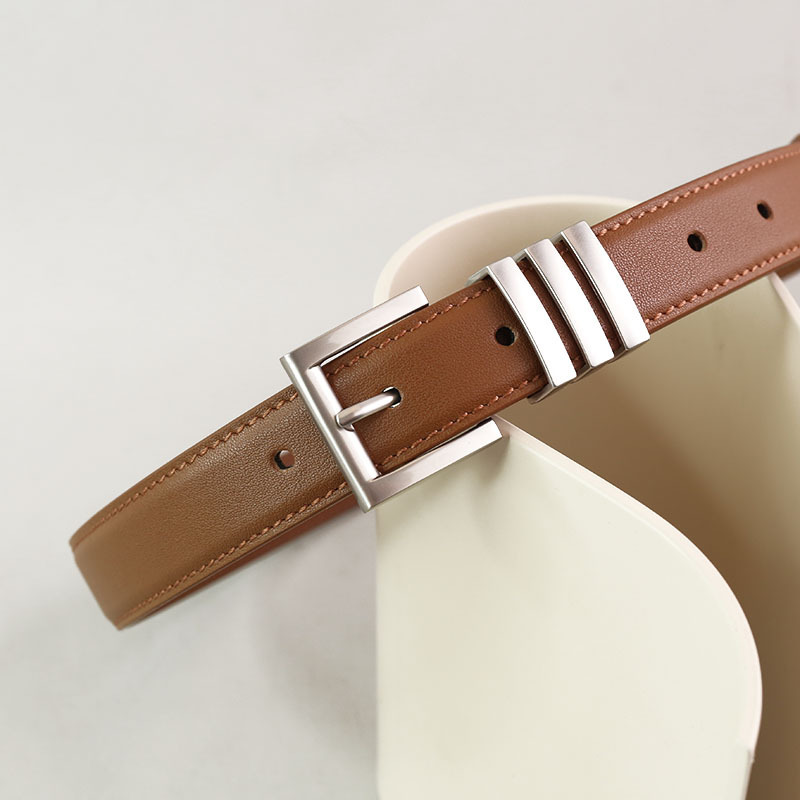 Women's First Layer Cowhide Leather Belt - Image 5