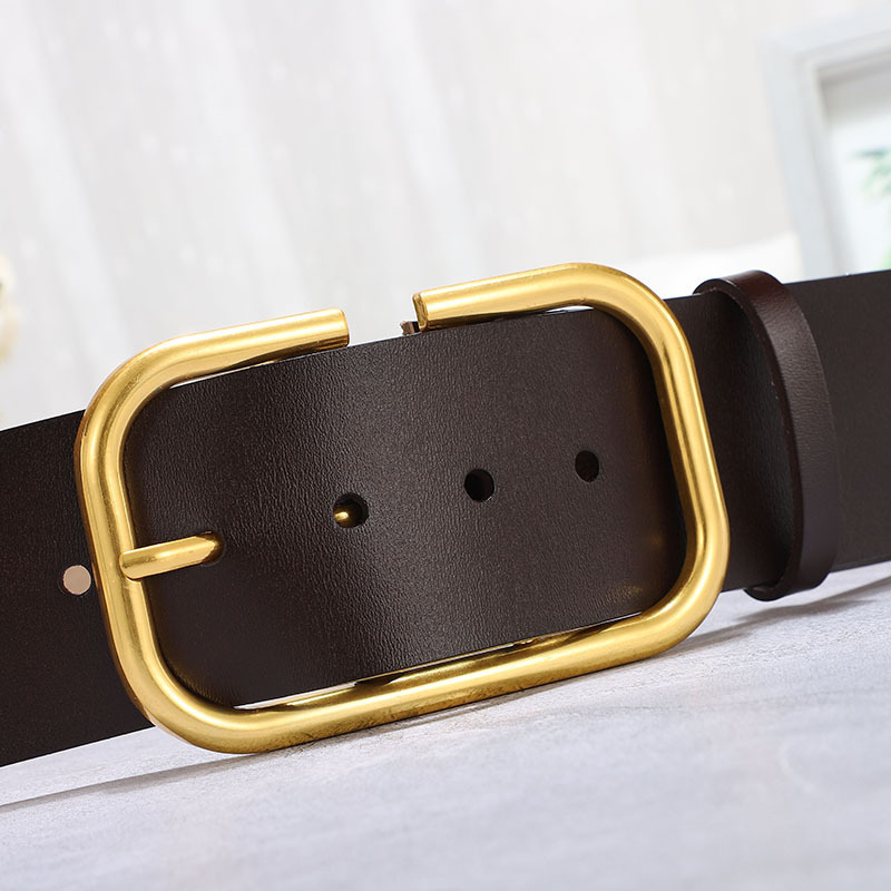 Women's Cowhide Wide Belt Waist Seal - Image 4