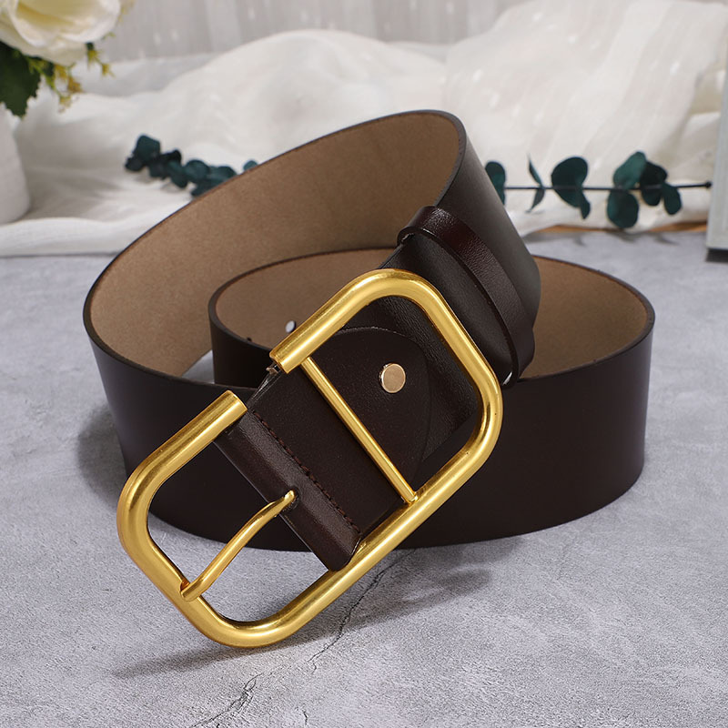Women's Cowhide Wide Belt Waist Seal - Image 7