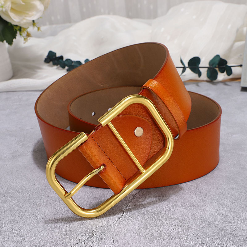 Women's Cowhide Wide Belt Waist Seal - Image 8