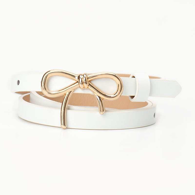 New Sweet Girl Bow Women's Light Luxury Flawless Finish Belt - Image 4