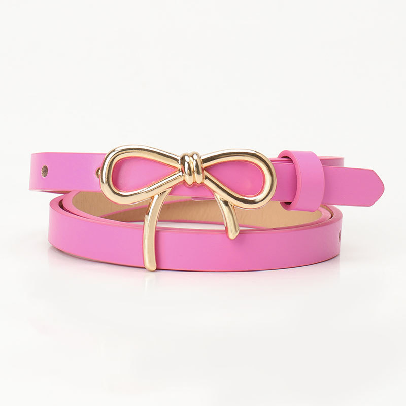 New Sweet Girl Bow Women's Light Luxury Flawless Finish Belt - Image 5