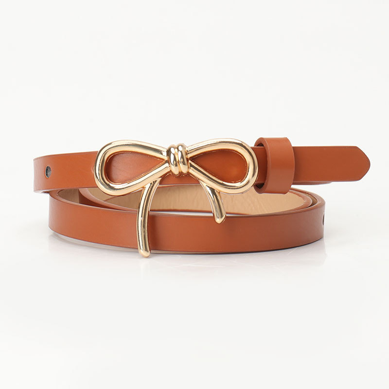 New Sweet Girl Bow Women's Light Luxury Flawless Finish Belt - Image 6