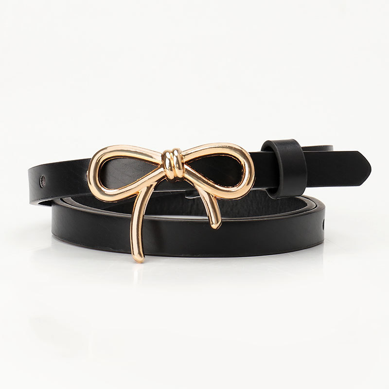 New Sweet Girl Bow Women's Light Luxury Flawless Finish Belt - Image 8