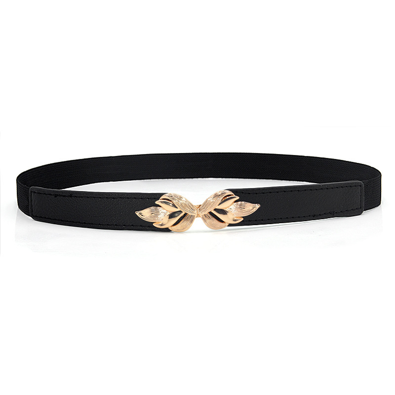 Fashion Leaf Thin Belt Female Ornament Waist Seal - Image 2