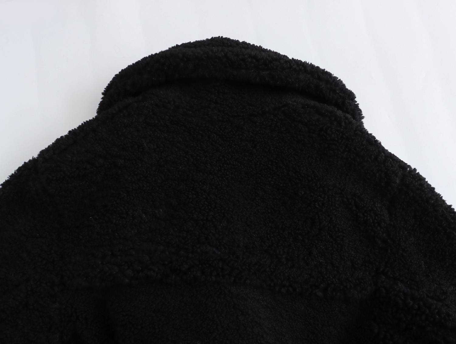 Autumn New European And American Style Fleece Double Row Ornament Loose Overcoat Coat - Image 10