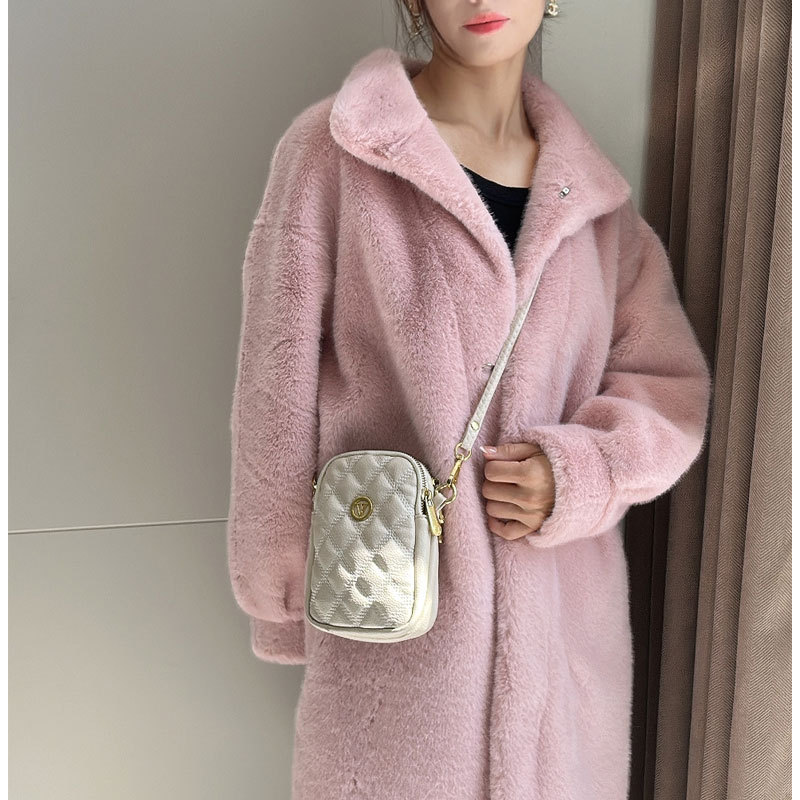 Fur Integrated Environmental Protection Plush Mink Fur Coat For Women - Image 3