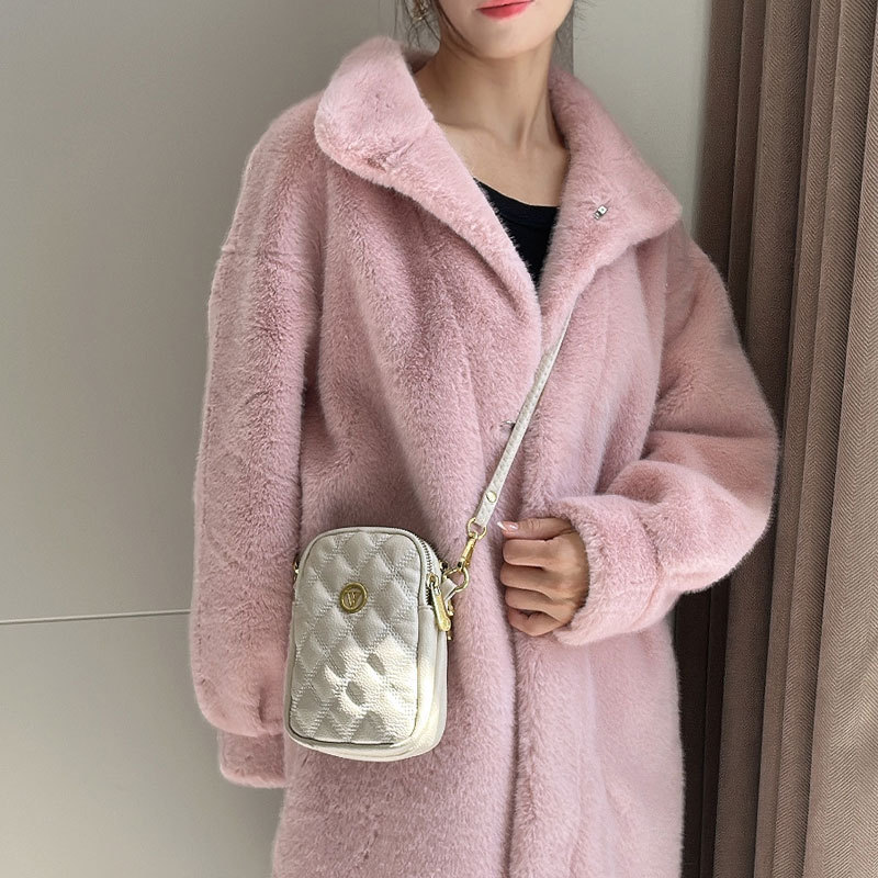 Fur Integrated Environmental Protection Plush Mink Fur Coat For Women - Image 7