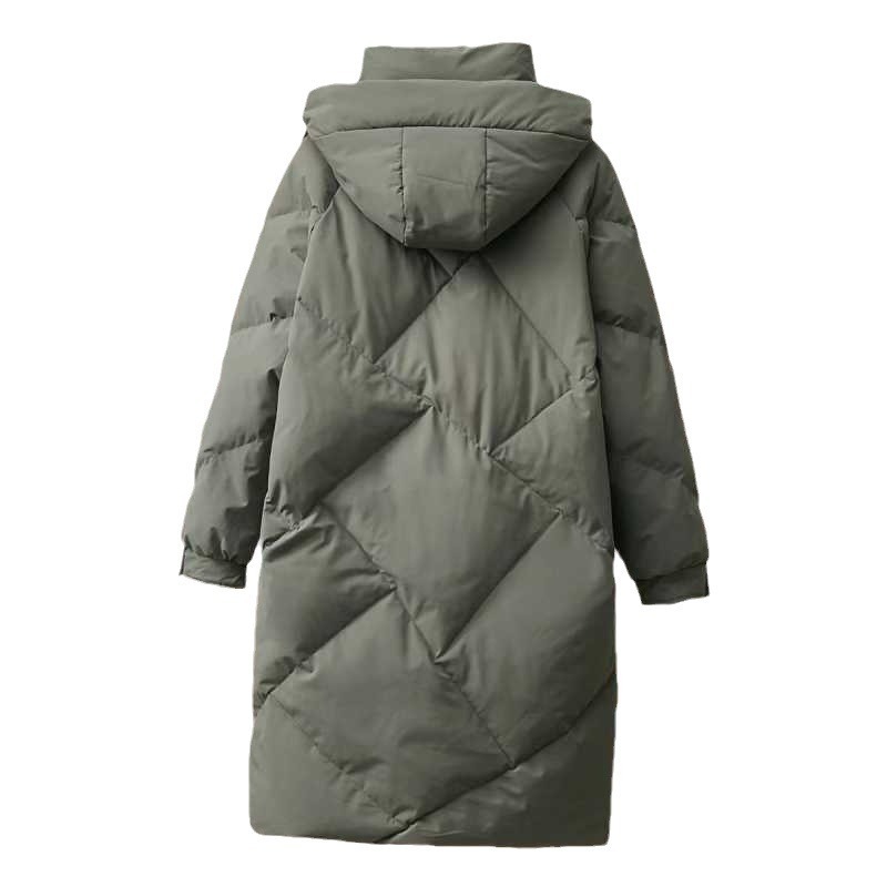 Women's Mid-length Cotton-padded Coat Thickened Warm Plus Size Coat - Image 8