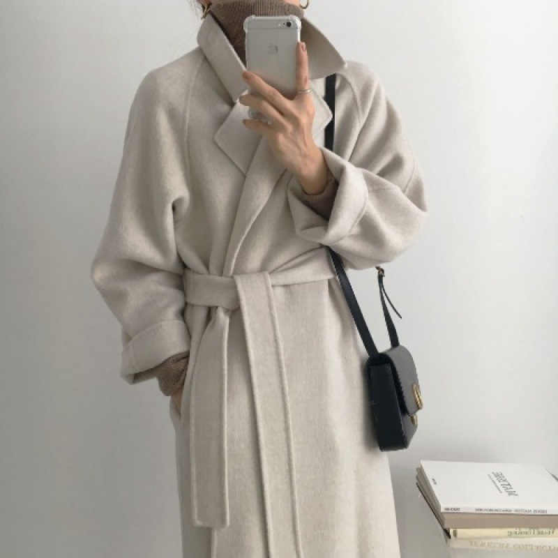 Woolen Wool Coat Women's Mid-length - Image 10