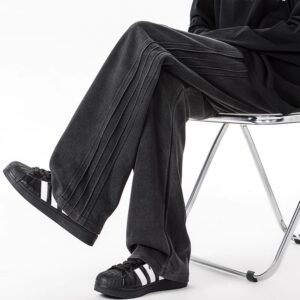 Versatile Men's American-style Retro Sweatpants For Autumn