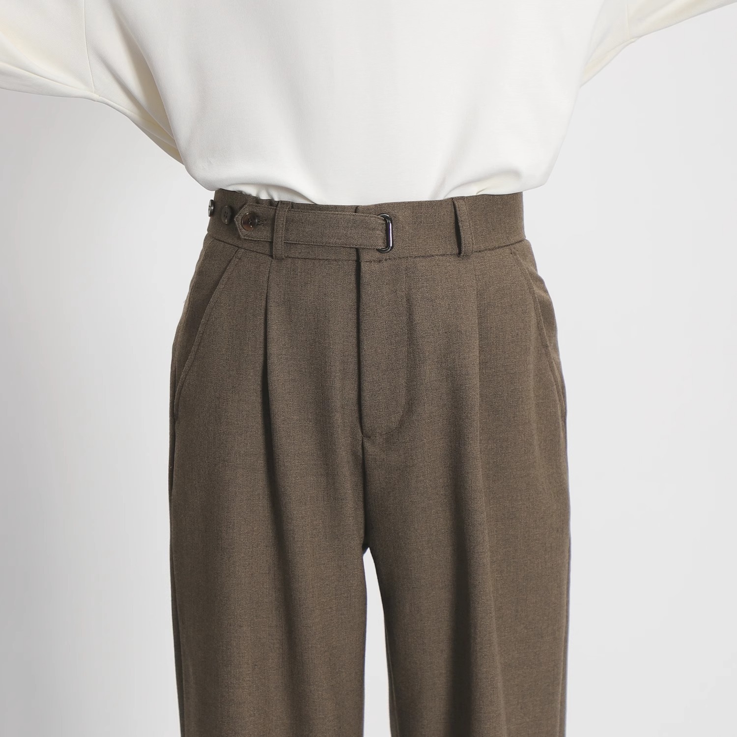 Light Luxury Advanced Drooping Straight Suit Pants - Image 2