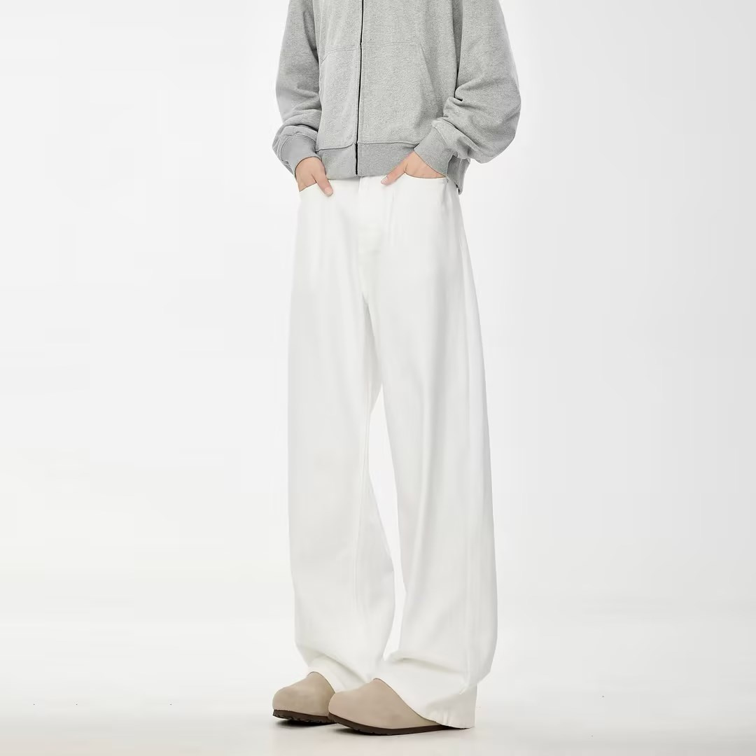 American Street Black Loose Casual Jeans - Image 2