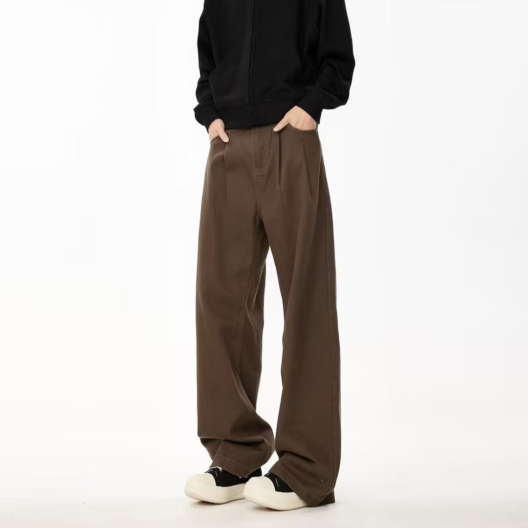 American Street Black Loose Casual Jeans - Image 3