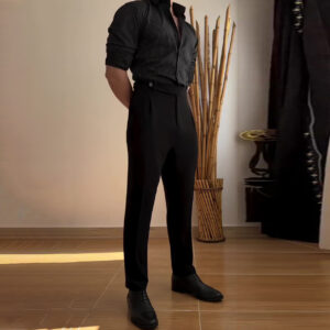 Men's Straight Drape Business Casual Pants