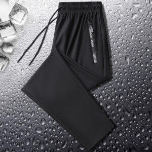 Men's Loose Plus Size Ankle-tied Quick-drying Ice Silk Leggings
