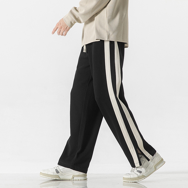 Casual Pants Men's Thin Striped Trousers