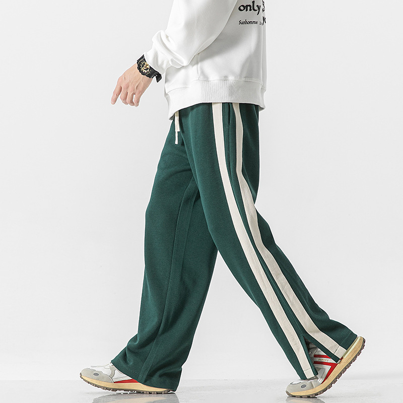 Casual Pants Men's Thin Striped Trousers - Image 2