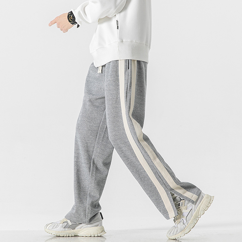 Casual Pants Men's Thin Striped Trousers - Image 3