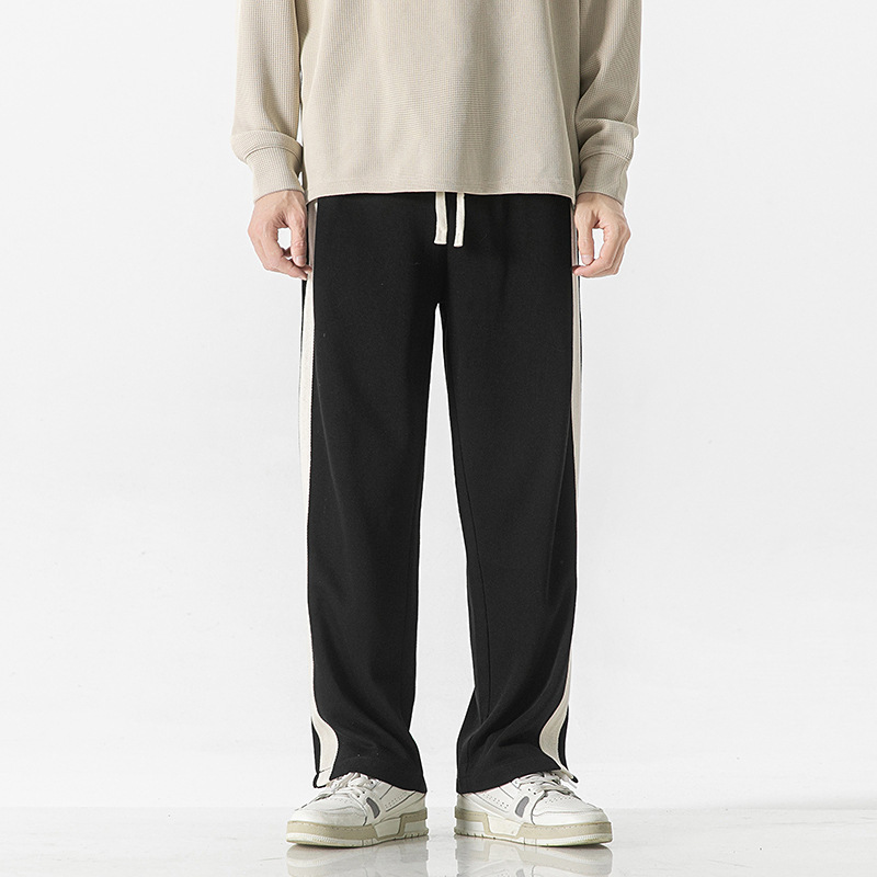 Casual Pants Men's Thin Striped Trousers - Image 5