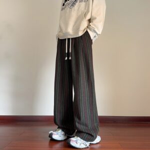 Autumn Ethnic Style Knitted Casual Pants Men