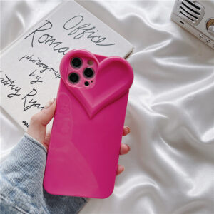 Rose Love Wrist Strap Silicone Mobile Phone Case
