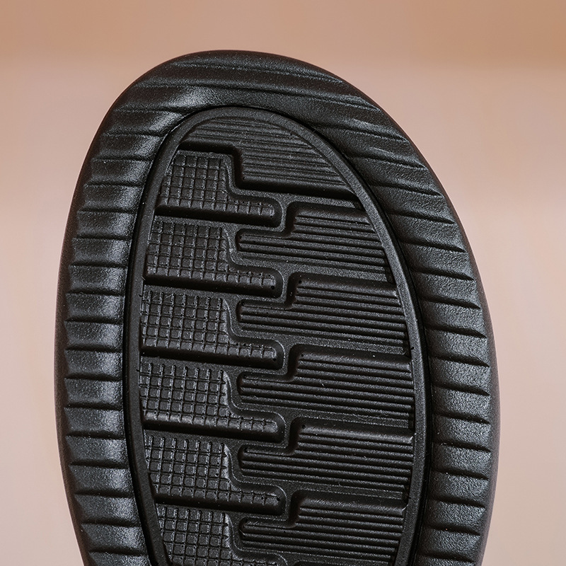 Mother Cowhide Wool Fleece Lined Soft Bottom Non-slip Wear-resistant Ankle Boots - Image 3