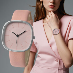 Niche High Sense Women's Cube Sugar Silicone Watch