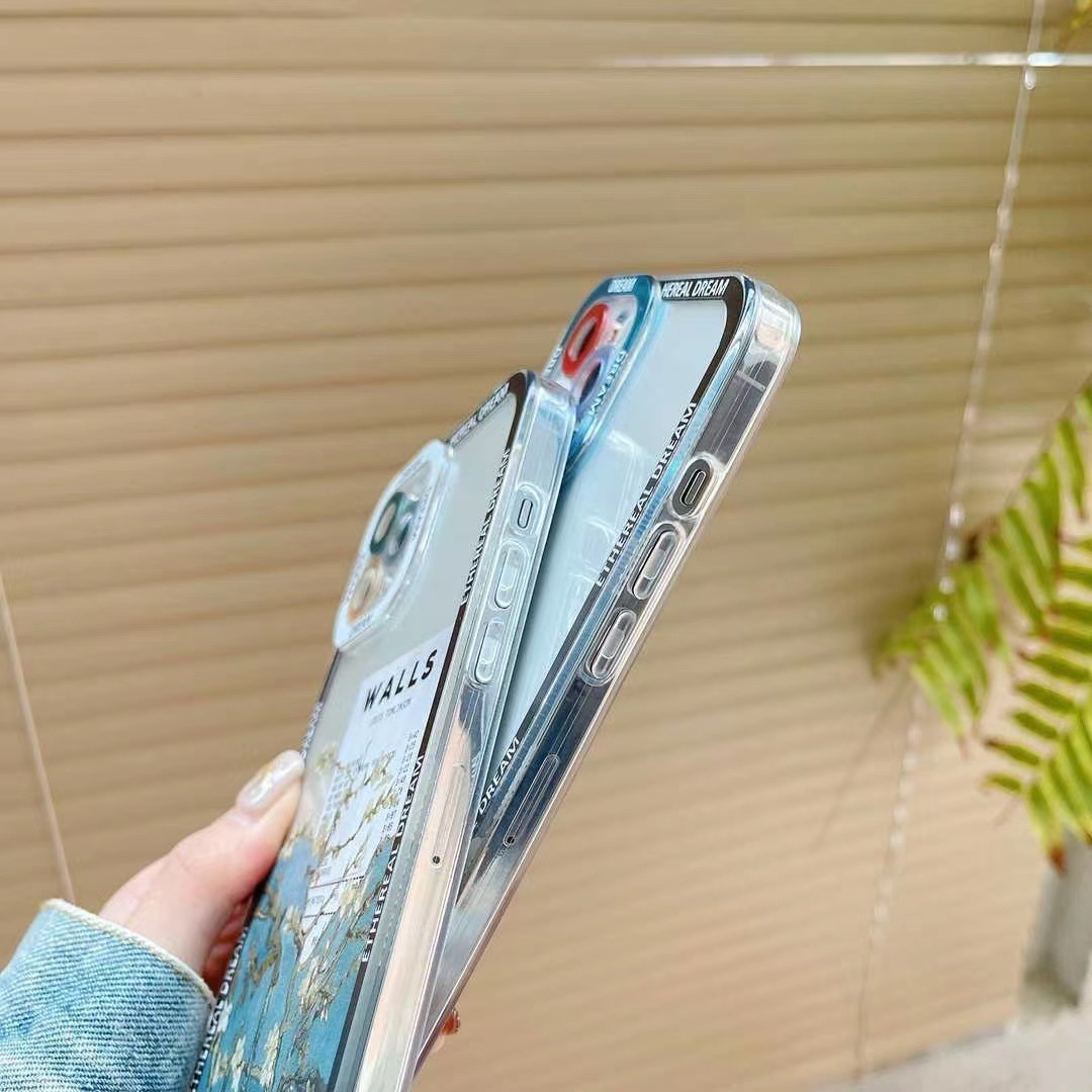 Creative Oil Painting Silicone Phone Case - Image 3