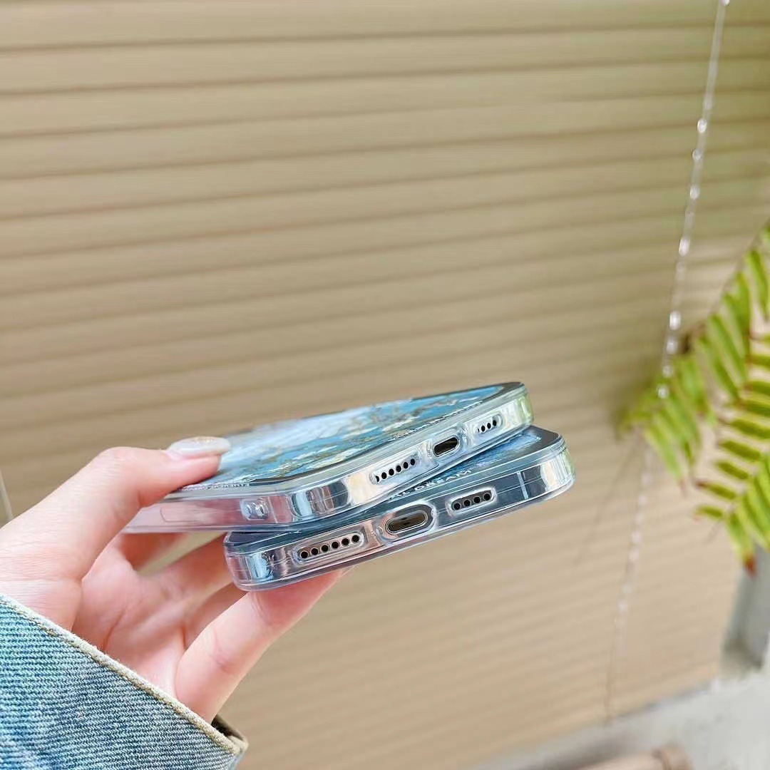 Creative Oil Painting Silicone Phone Case - Image 5