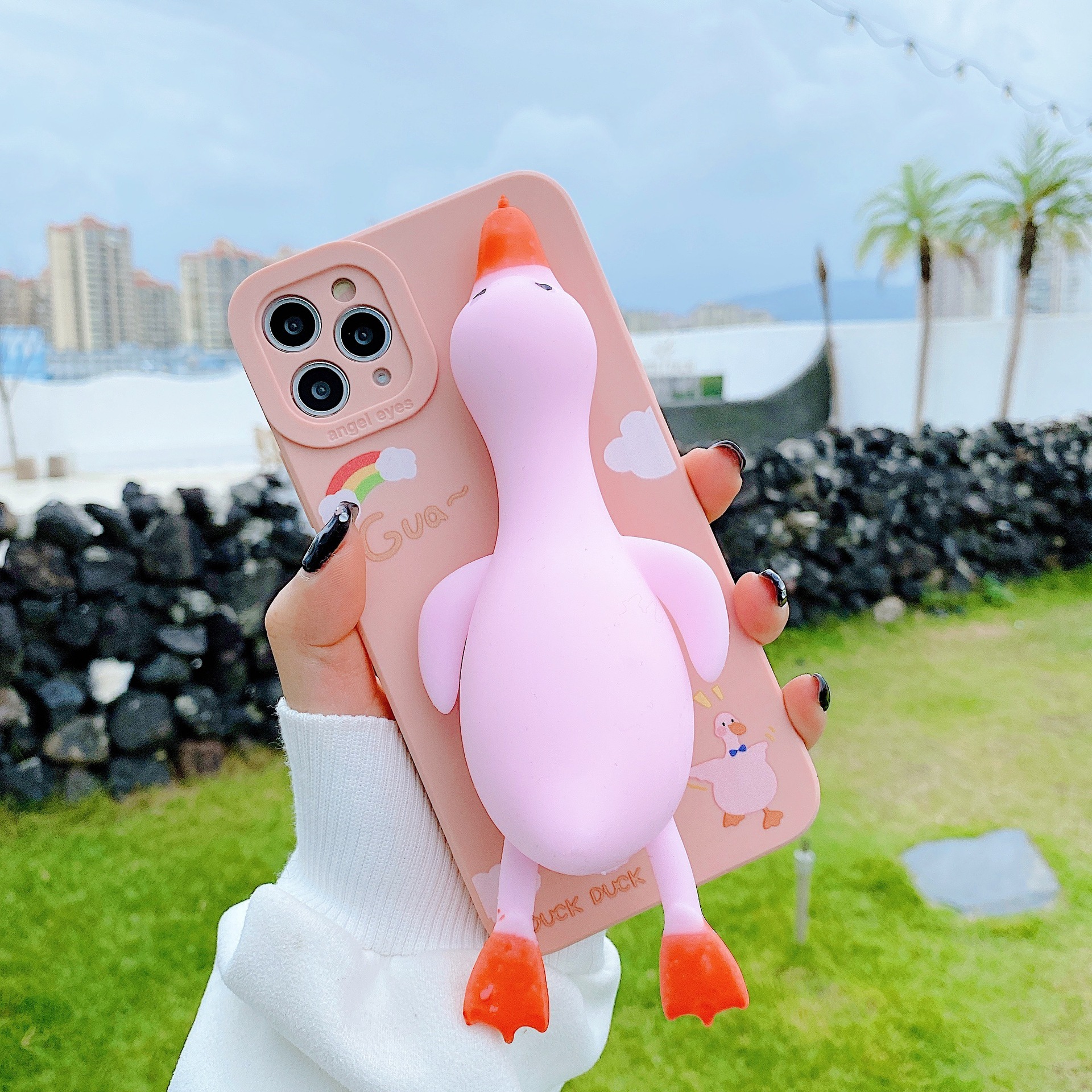 Compatible with Apple , Suitable For Mobile Phone Case With Straight Side Cartoon All-Inclusive - Image 5