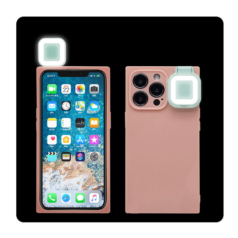 Ring Flashing Mobile Phone Case Suitable For Selfie Fill Light - Image 7
