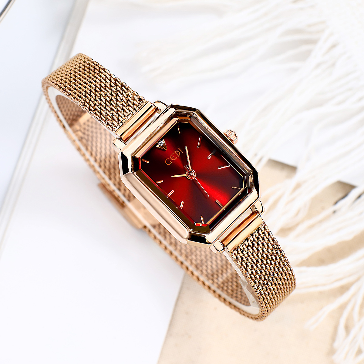 Simple All-match Casual Watch Women's Square Retro - Image 8