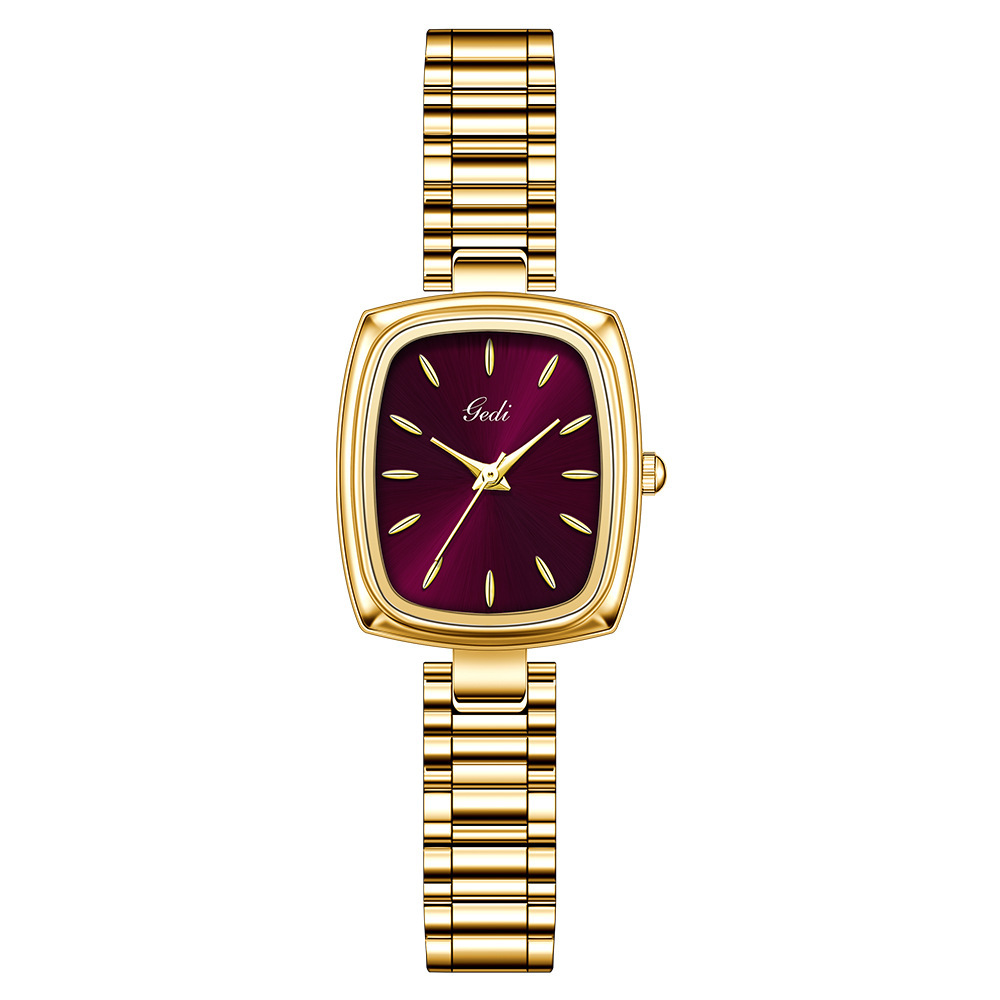 Niche High-end Small Gold Watch - Image 5