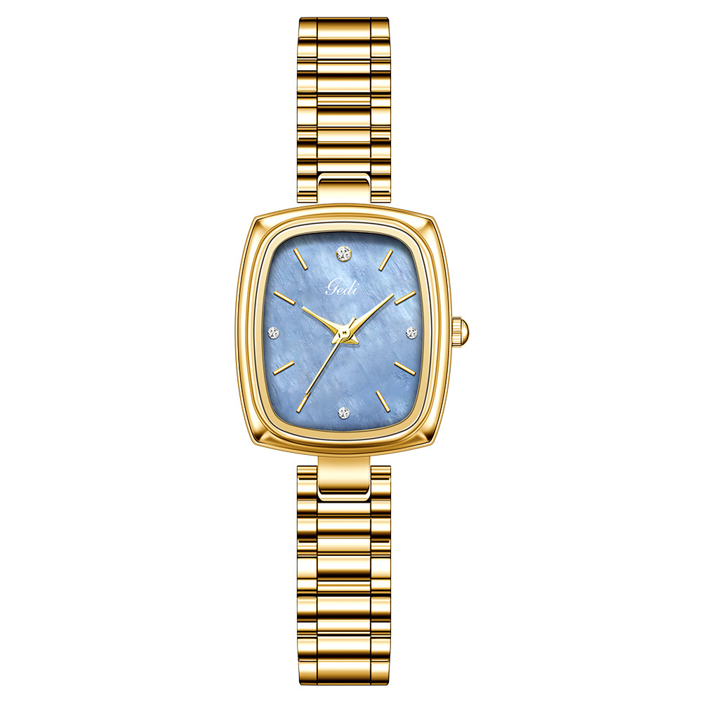 Niche High-end Small Gold Watch - Image 8