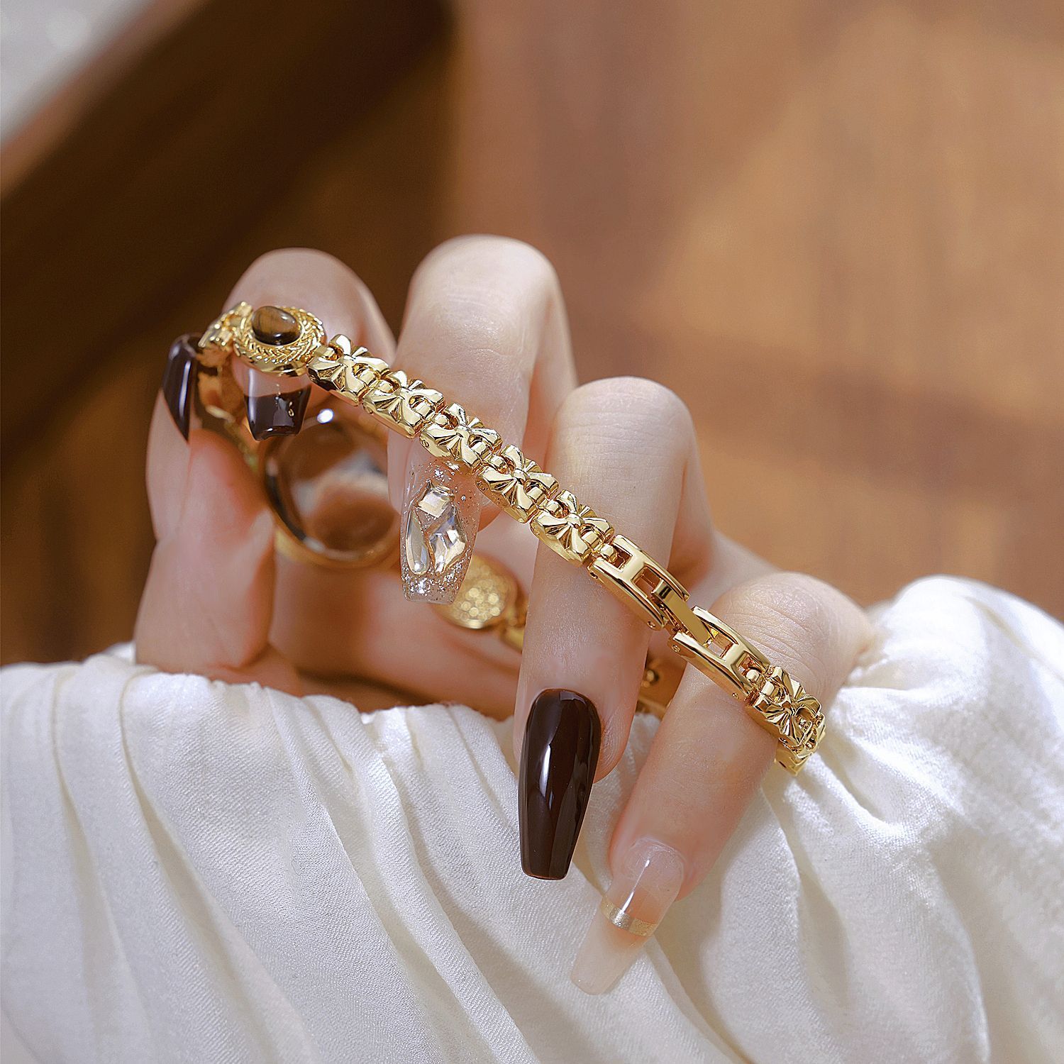 Natural Tigereye Maillard Advanced Chain Watch - Image 4