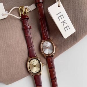 Genuine Leather Small Dial Women's Simple Retro Belt Watch
