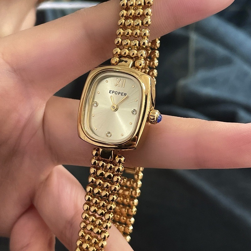 Autumn And Winter Niche New Style Small Cube Sugar Light Luxury Women's Watch - Image 3