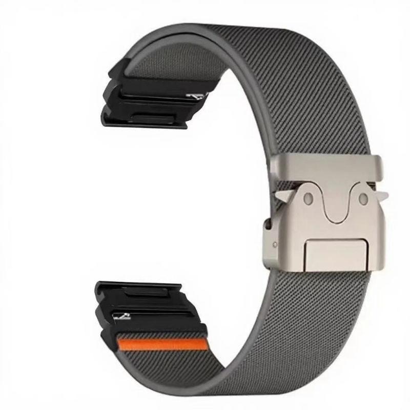 Elastic String Fabric Woven Men Watch Strap - Image 2