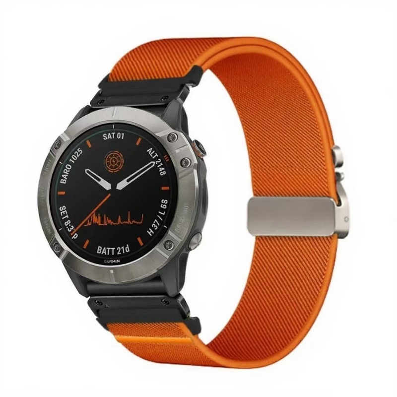 Elastic String Fabric Woven Men Watch Strap - Image 4