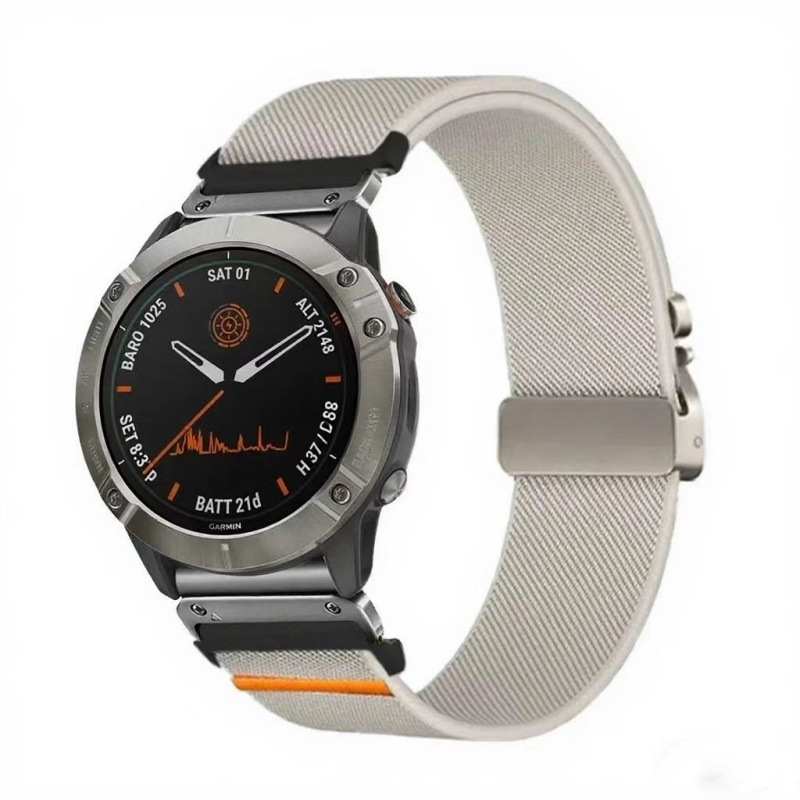 Elastic String Fabric Woven Men Watch Strap - Image 7