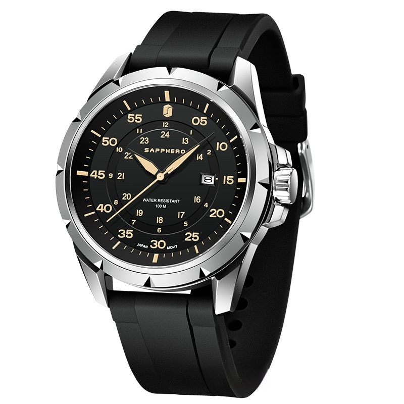 Youth Student Quartz Exam Watch Men's Silicone Waterproof 520 Gift For Boyfriend - Image 6