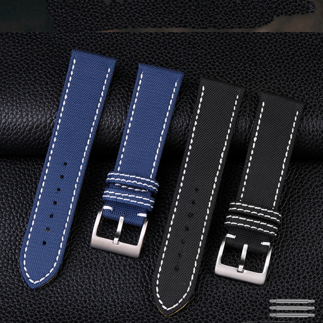 Creative All-match Nylon Canvas Watch Strap