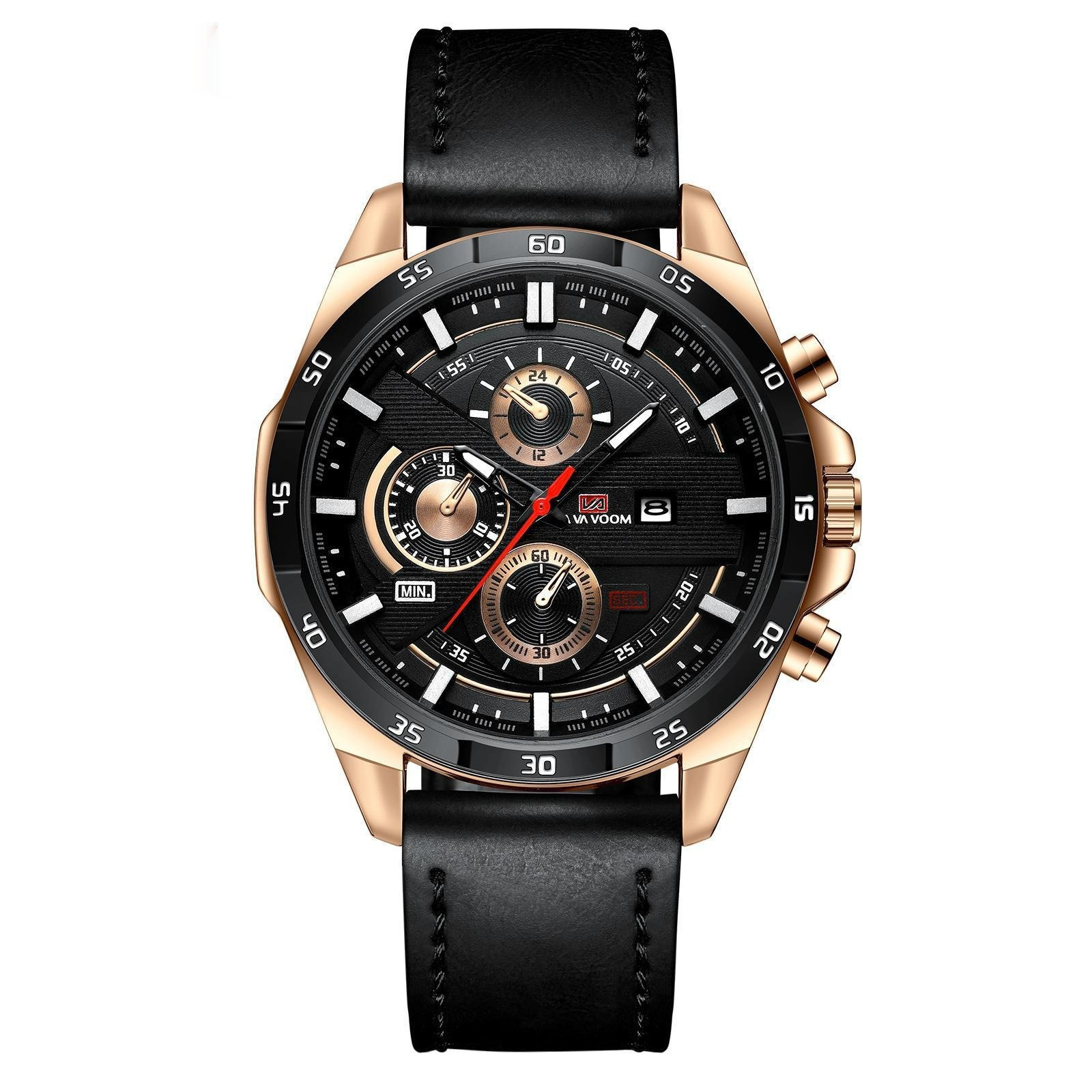 Business Calendar Waterproof Multifunctional Decorative Casual Quartz Watch - Image 3