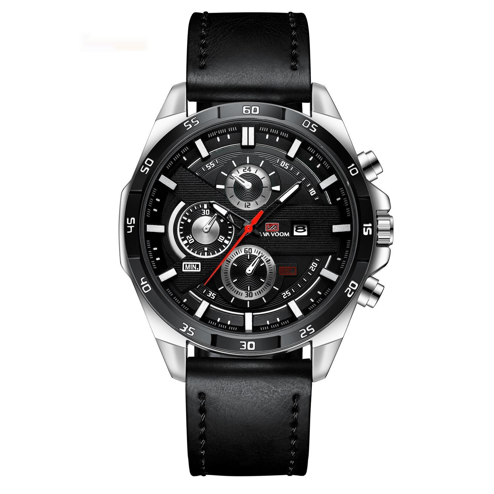 Business Calendar Waterproof Multifunctional Decorative Casual Quartz Watch - Image 4